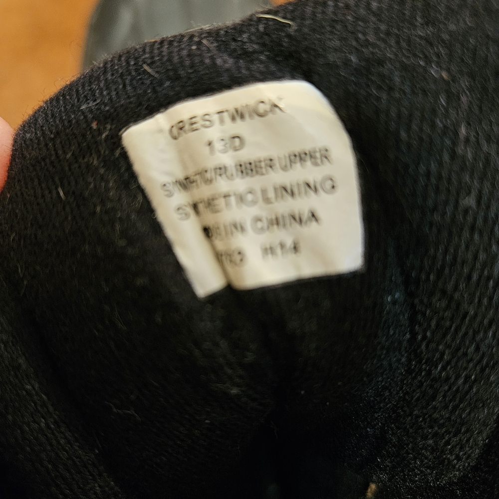 Ralph Lauren POLO Big Pony Logo Crestwick Rubber Boots Snow Rain Insulated 13D - Picture 7 of 7